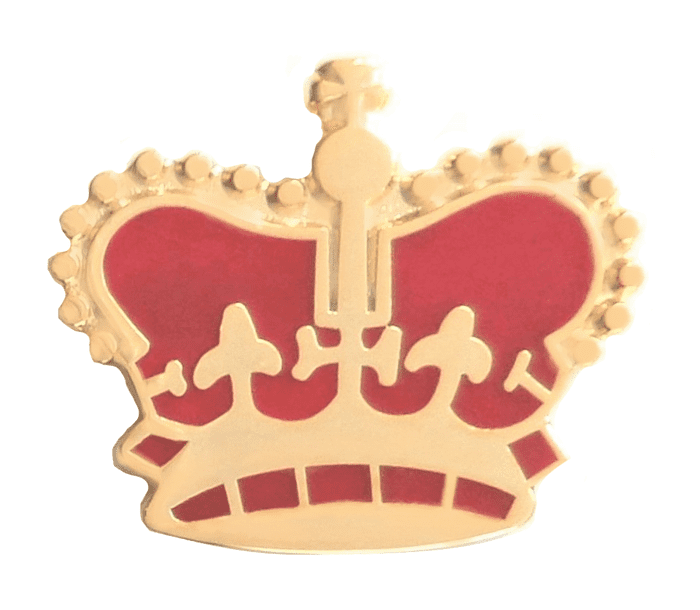 United Kingdom UK St Edward's Coronation Crown Pin Badge