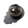 United Kingdom UK Union Jack Skull Shaped Pin Badge