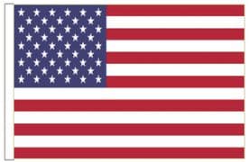 United States Of America Sleeved Boat Flag