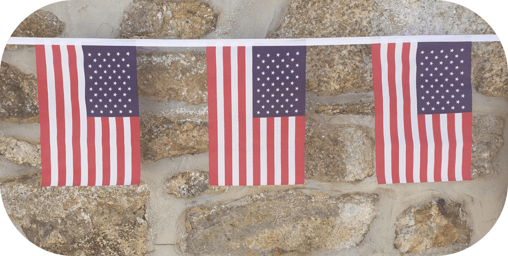 United States of America USA Flag Bunting - Various Lengths