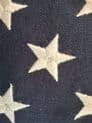 USA 100cm x 50cm Vintage Style Fully Sewn Large Cotton Flag - 2 Eyelets