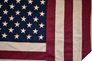 USA 150cm x 100cm Vintage Style Fully Sewn Large Cotton Flag - 6 Eyelets