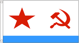 USSR Soviet Union Russia Navy Ensign 1950 to 1992 Polyester 5'x3' Flag