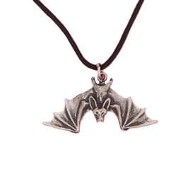 Vampire Bat Pewter Pendant - Made in England