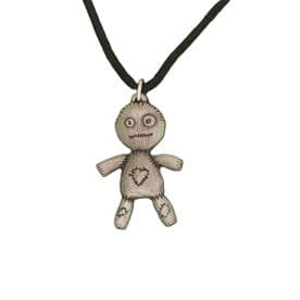 Voodoo Doll Pewter Pendant - Made in England