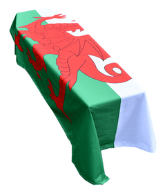 WALES FLAG PREMIUM COFFIN DRAPE