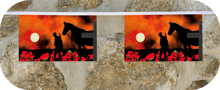War Horse Remembrance Flag Bunting