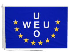 Western European Union WEU Flag with Rope & Toggle