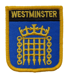 Westminster Shield Embroidered Patch