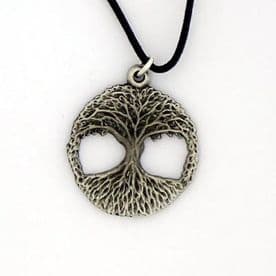 Yggdrasil Tree of Life Pewter Pendant - Made in England