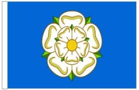 Yorkshire County 18" x 12" (45cm x 30cm) Sleeved Boat Flag