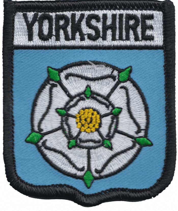 Yorkshire Flag Embroidered Badge (a153)