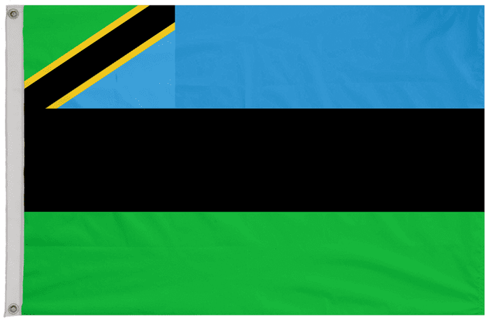 Made In Tanzania Stamp With National Flag Vector, Made In Tanzania - Foto 4