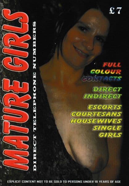 Mature Girls Adult Contact Magazine