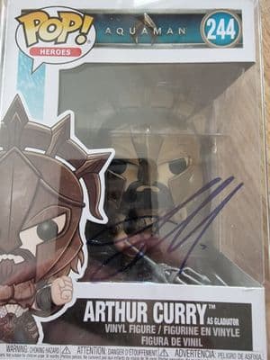 Aquaman signed Funko Pop