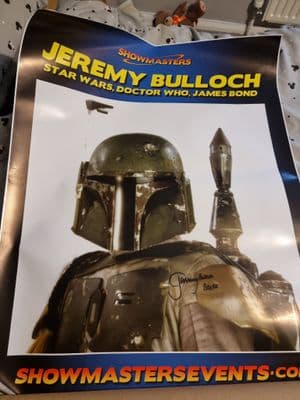 Boba Fett Signed Poster