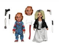 Bride of Chucky – 8″ Scale Clothed Figure – Chucky & Tiffany 2-Pack