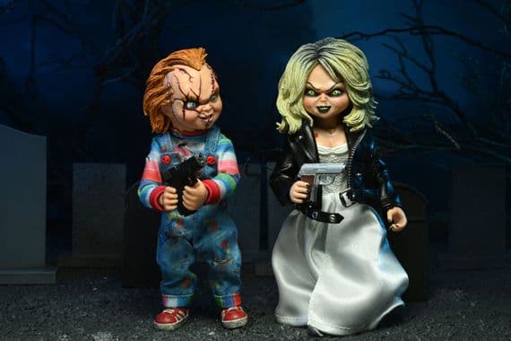 Bride of Chucky – 8″ Scale Clothed Figure – Chucky & Tiffany 2-Pack
