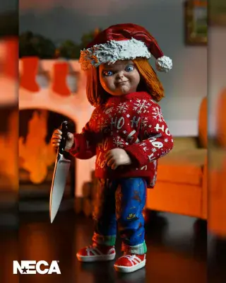 CHUCKY (TV SERIES) ULTIMATE 7 INCH SCALE ACTION FIGURE - CHUCKY (HOLIDAY EDITION)