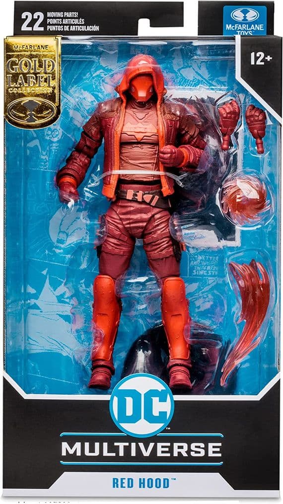 DC RED HOOD MONOCHROMATIC (GOLD LABEL) ACTION FIGURE