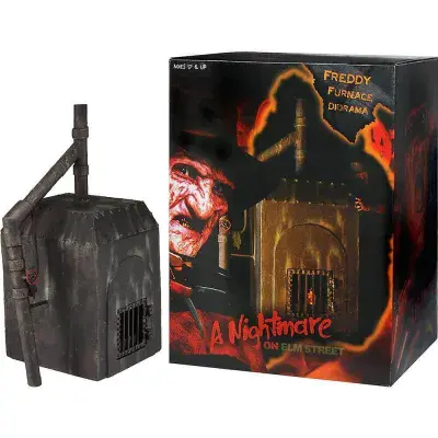 NIGHTMARE ON ELM STREET ULTIMATE 7 INCH SCALE ACTION FIGURE DIORAMA - FREDDY'S FURNACE