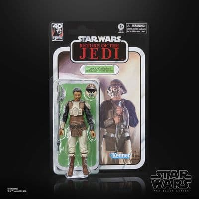 Star Wars Episode VI 40th Anniversary Black Series Action Figure Lando Calrissian (Skiff Guard)