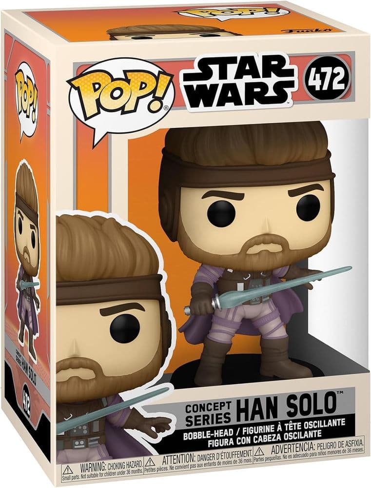 Star Wars POP Vinyl Bobble-Head Han Solo Concept Series