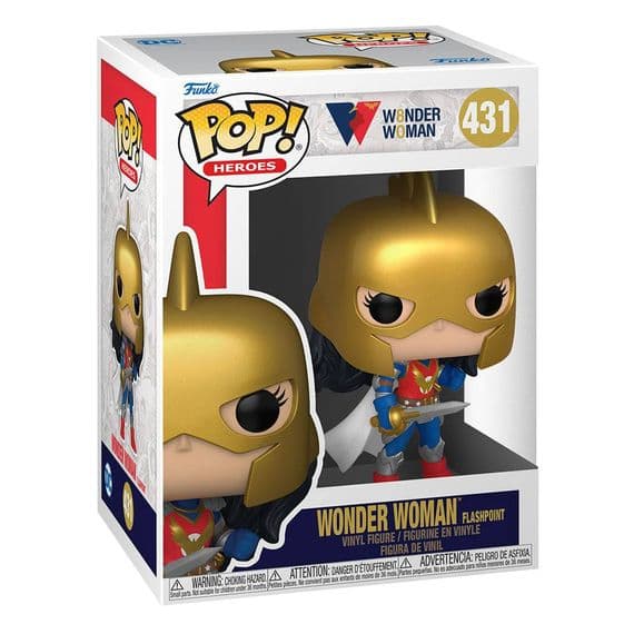 Wonder Woman 80th Anniversary POP! Heroes Vinyl Figure Wonder Woman (Flashpoint) 9 cm