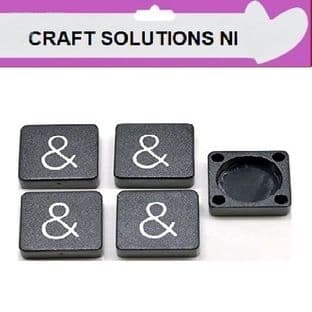 & - BLACK SCRABBLE NUMBERS & SYMBOLS - 0 1 2 3 4 5 6 7 8 9 @ &