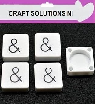 & - WHITE SCRABBLE NUMBERS & SYMBOLS - 0 1 2 3 4 5 6 7 8 9 @ &