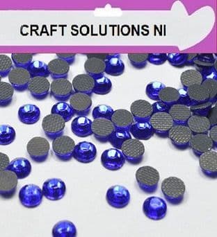 AA GRADE HOT FIX - COBALT - RHINESTONES DIAMANTE GEMS 3mm (SS10) - 4mm (SS16) - 5mm (SS20) (1)