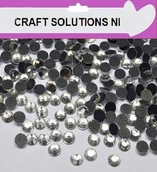 AA GRADE HOT FIX - CRYSTAL - RHINESTONES DIAMANTE GEMS 3mm (SS10) - 4mm (SS16) - 5mm (SS20) (1)