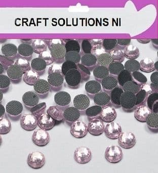 AA GRADE HOT FIX - PINK - RHINESTONES DIAMANTE GEMS 3mm (SS10) - 4mm (SS16) - 5mm (SS20)