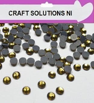 AA GRADE HOT FIX - SMOKED TOPAZ - RHINESTONES DIAMANTE GEMS 3mm (SS10) - 4mm (SS16) - 5mm (SS20)