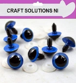 Blue Plastic Safety CRAFT EYES / Teddy Bear / Soft Toys / Animal Eyes