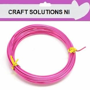 DARK PINK - ALUMINIUM CRAFT WIRE - MODELLING, JEWELLERY - 4 SIZES