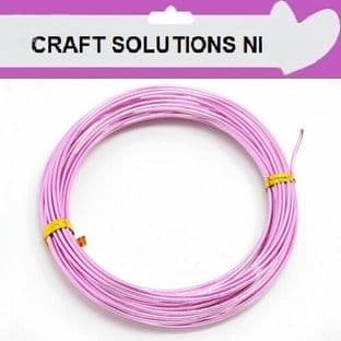 HOT PINK - ALUMINIUM CRAFT WIRE - MODELLING, JEWELLERY - 4 SIZES