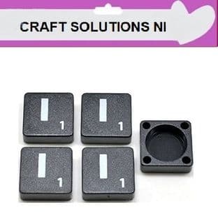 I - BLACK QUALITY SCRABBLE TILE LETTERS - PACKS OF 5,10,20,50. - GAME PIECES