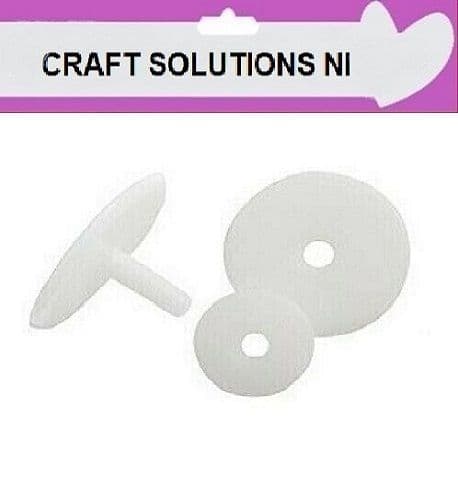 Joints for Soft Toys, Dolls & Teddys - Plastic 3 Part Joint Sets 15 - 55mm