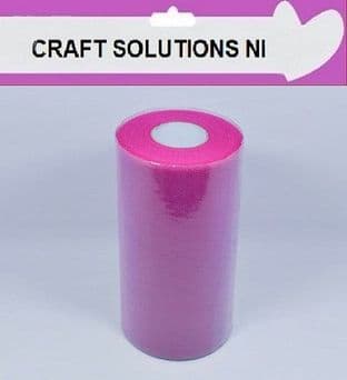 ROSE VIOLET - Tulle Roll - 6" Wide x 100yrds Craft Fabric - 24 Colours Available