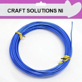ROYAL BLUE - ALUMINIUM CRAFT WIRE - MODELLING, JEWELLERY - 4 SIZES