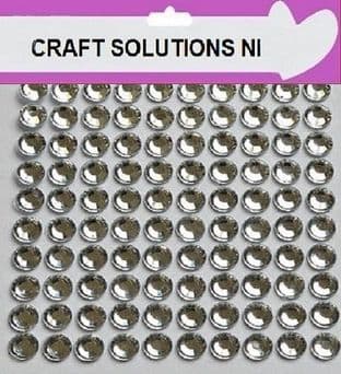 SELF ADHESIVE CRYSTAL RHINESTONES STICK ON DIAMANTE GEMS 3mm 4mm 5mm 6mm