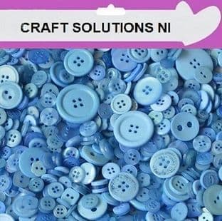Top Quality LIGHT BLUE Buttons / Plastic Buttons / Assorted Buttons