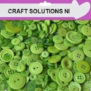 Top Quality LIGHT GREEN Buttons / Plastic Buttons / Assorted Buttons