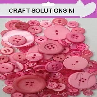 Top Quality LIGHT PINK Buttons / Plastic Buttons / Assorted Buttons