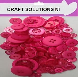 Top Quality PINK Buttons / Plastic Buttons / Assorted Buttons / Arts & Crafts