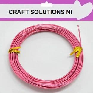 WINE RED - ALUMINIUM CRAFT WIRE - MODELLING, JEWELLERY - 4 SIZES