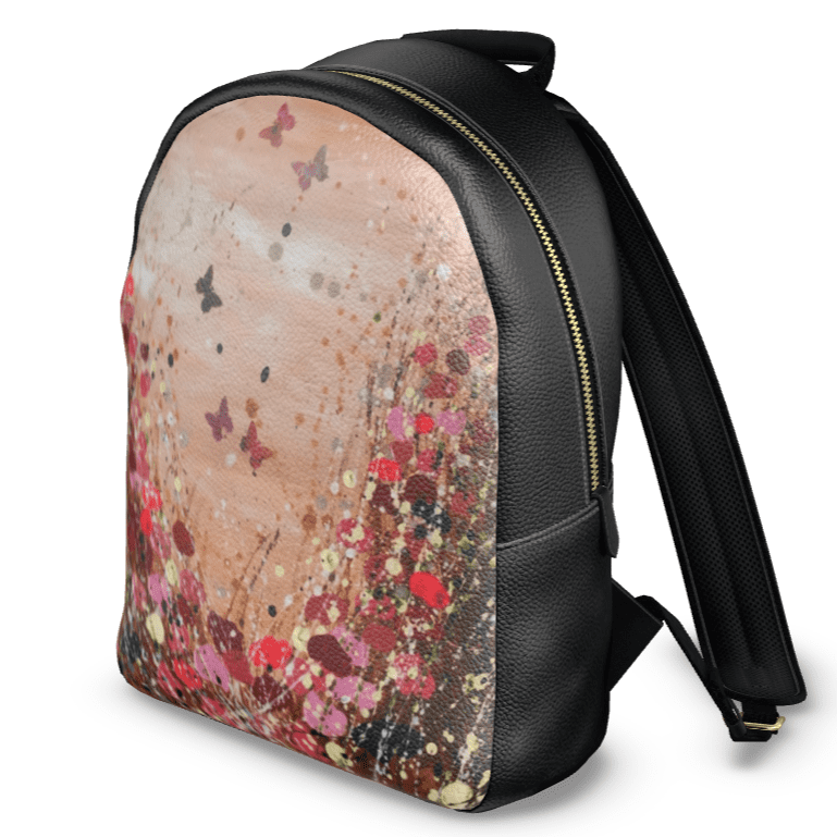 Luxury women's top leather backpack