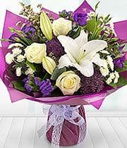 Purple Aqua Bouquet