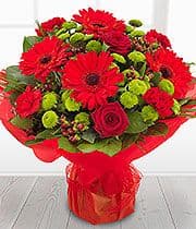 Red Aqua Bouquet